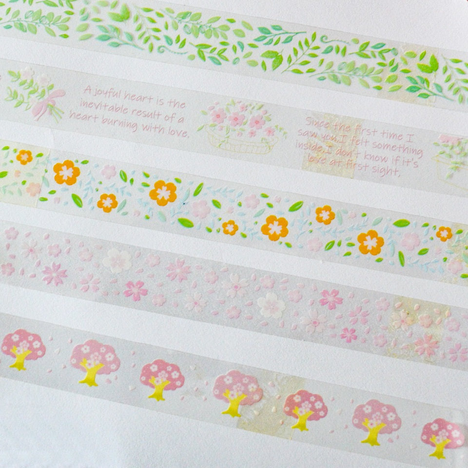 Rouleau de Washi Tape à Motifs Sakura