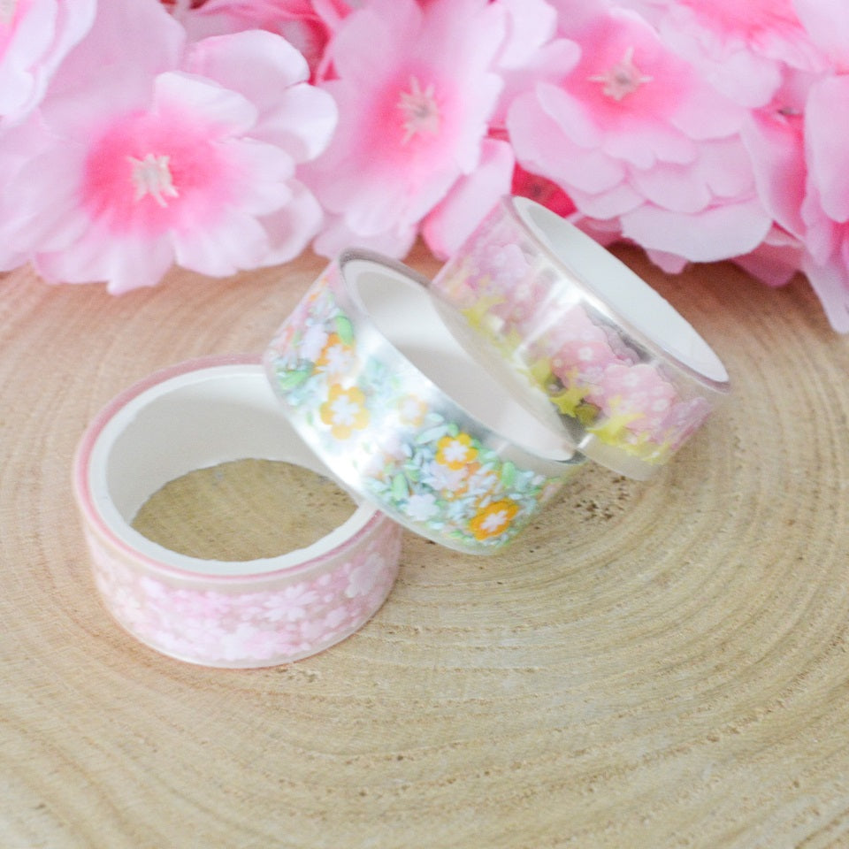 Rouleau de Washi Tape à Motifs Sakura