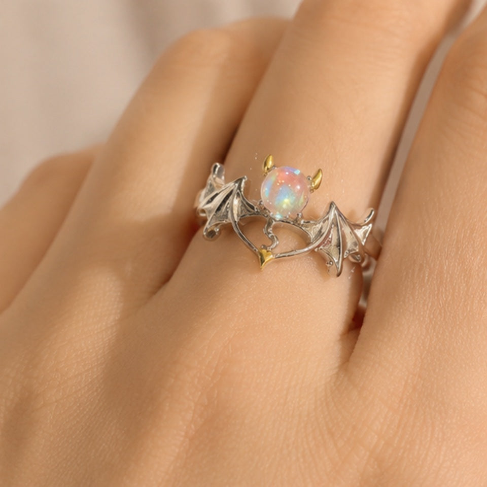 Bague en Argent Ange et Démon
