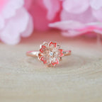 Bague Rotative en Fleur de Sakura