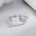 Bague Fleur de Sakura Dorée