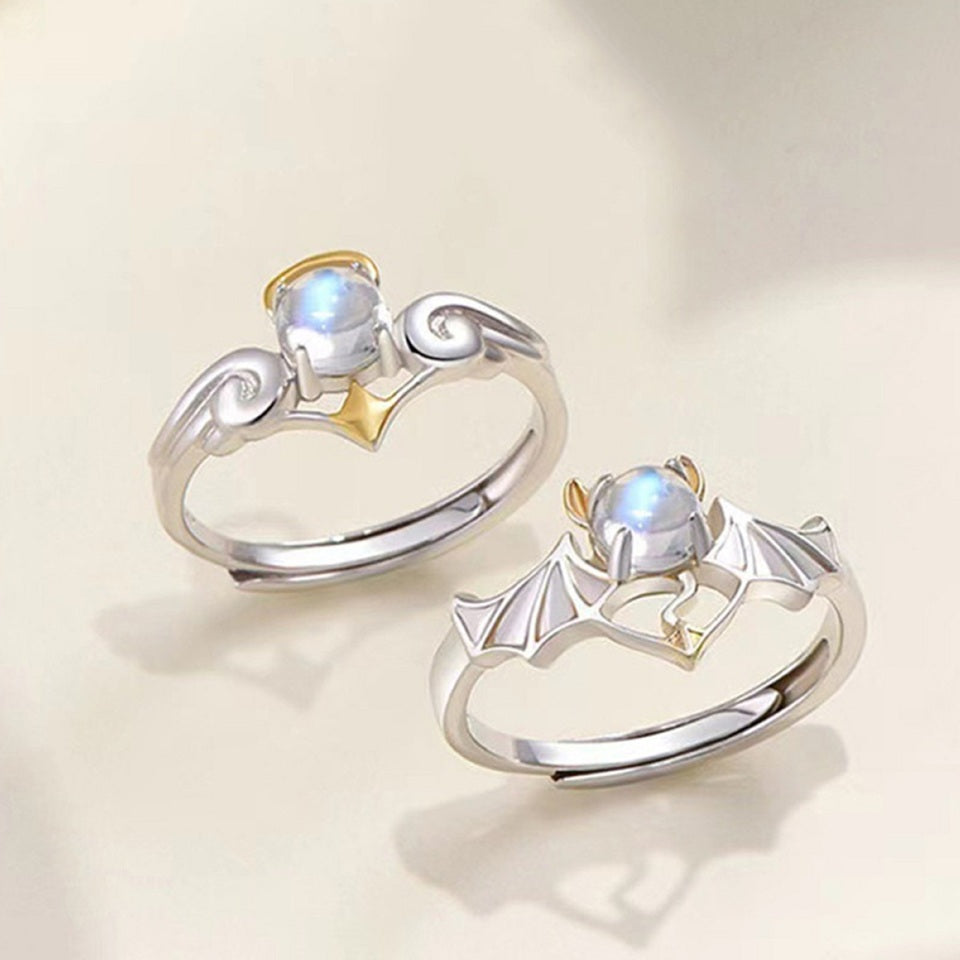 Bague en Argent Ange et Démon