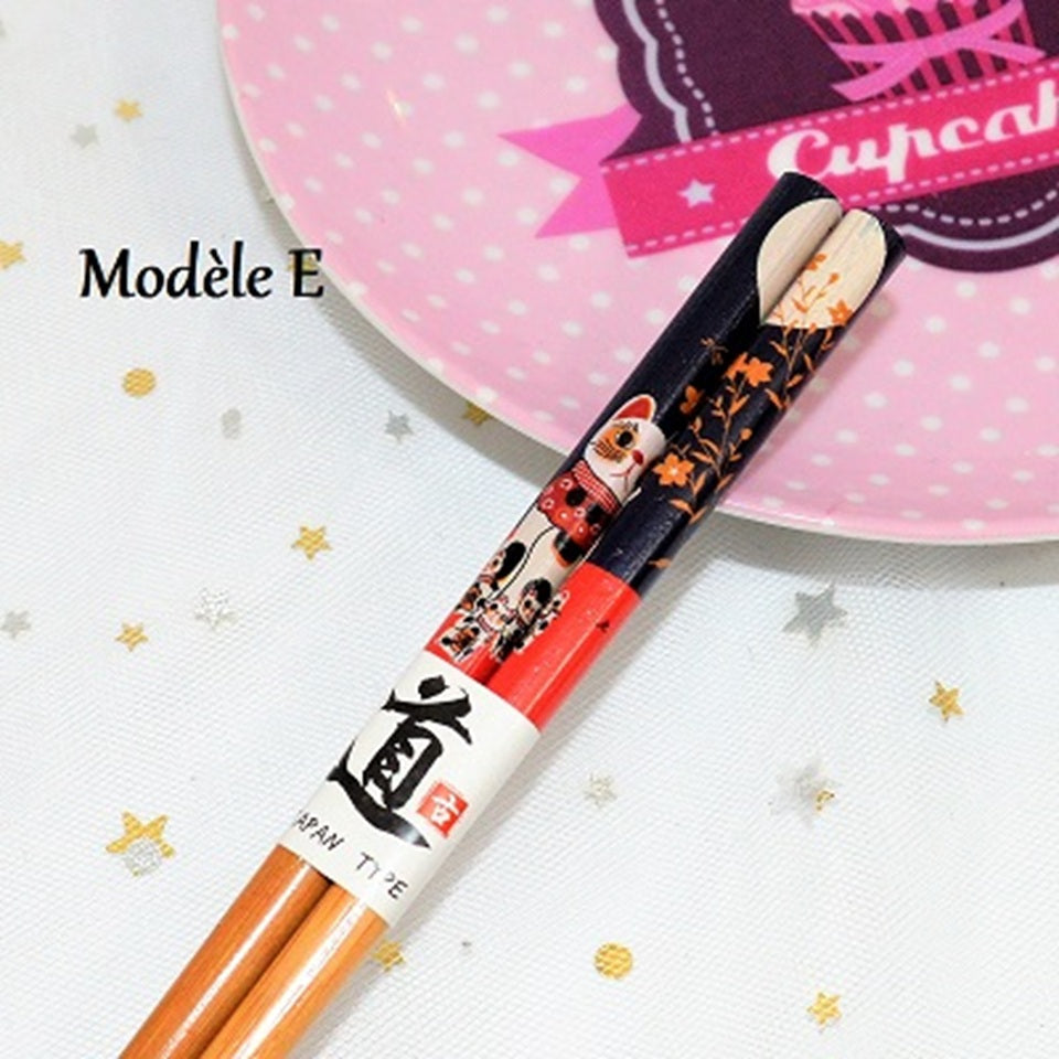 Baguettes Maneki Neko Porte-Bonheur