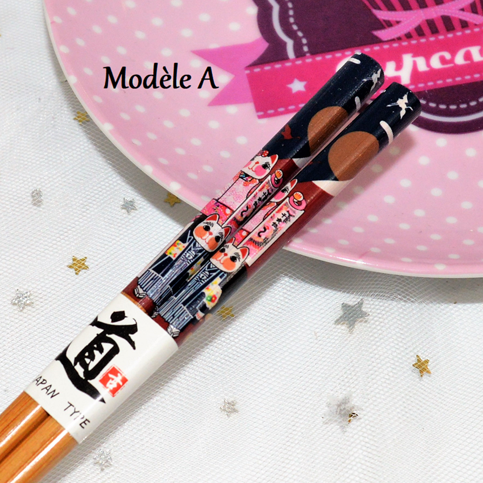 Baguettes Maneki Neko Porte-Bonheur