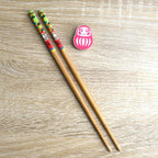 Baguettes Japonaises avec Repose-Baguette Daruma
