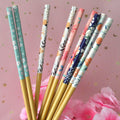 Baguettes aux Motifs Floraux