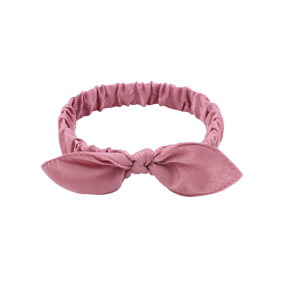Bandeau en Tissu avec Petit Nœud.