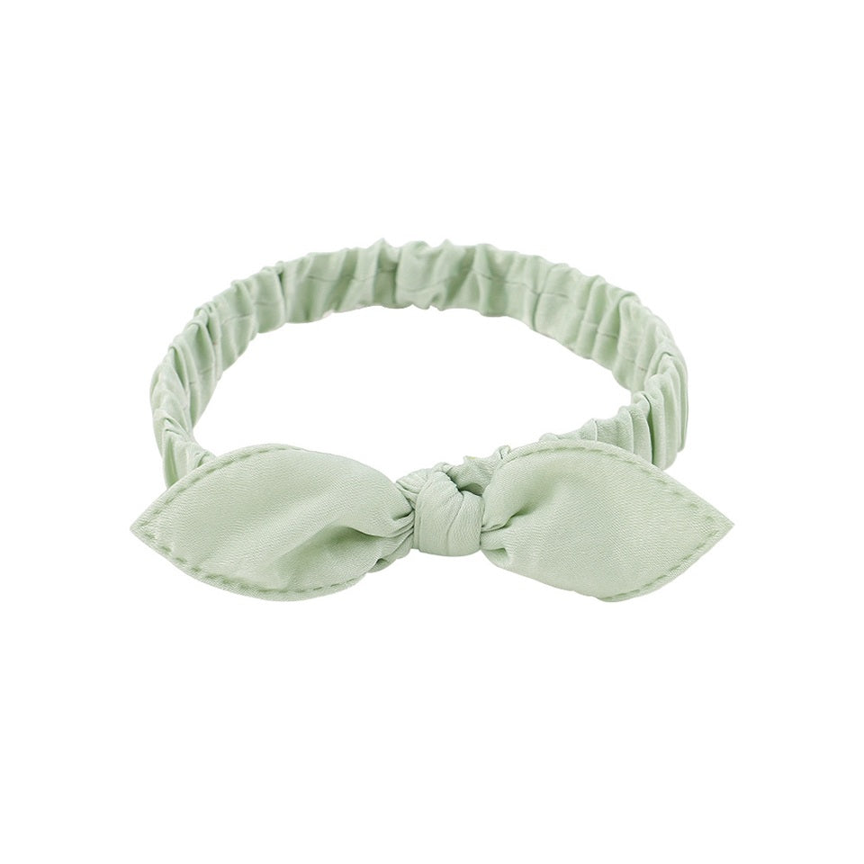 Bandeau en Tissu avec Petit Nœud.