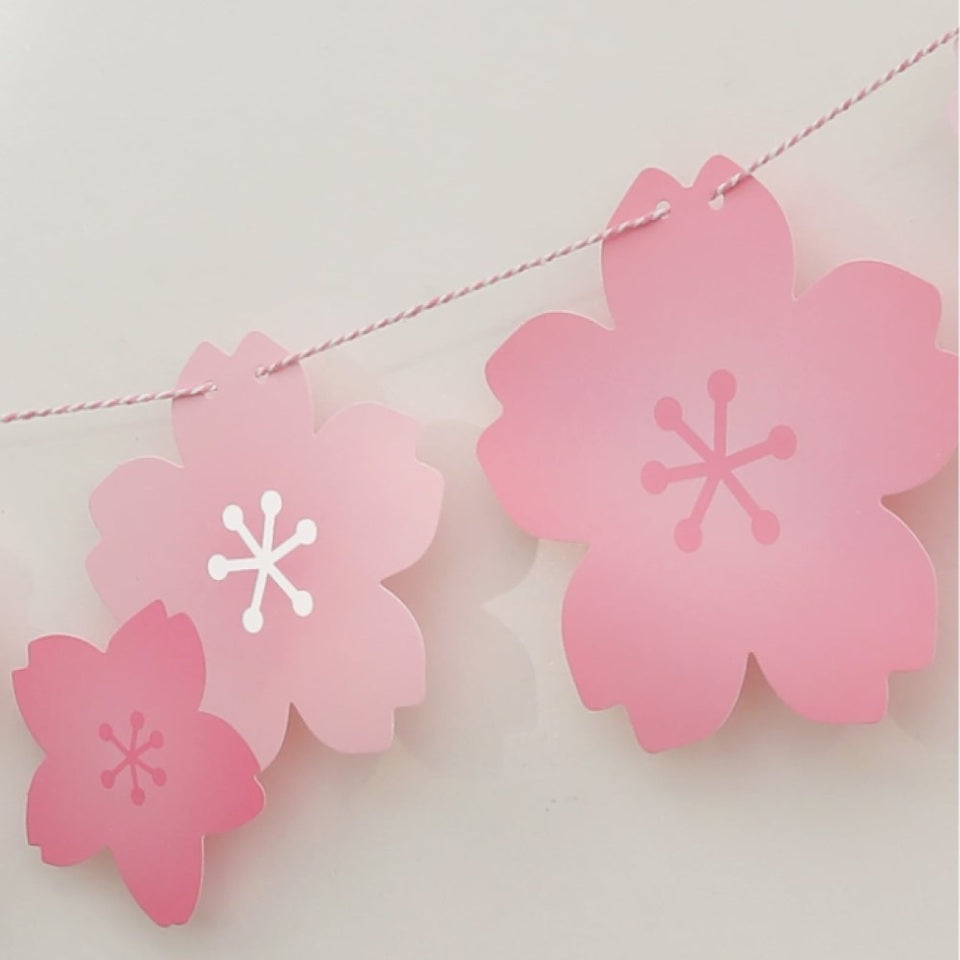 Banderole aux Fleurs de Sakura