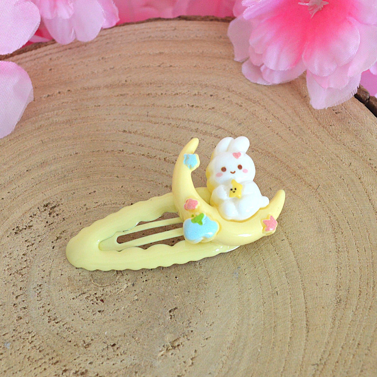 Barrettes Lapin étoilées pour Cheveux