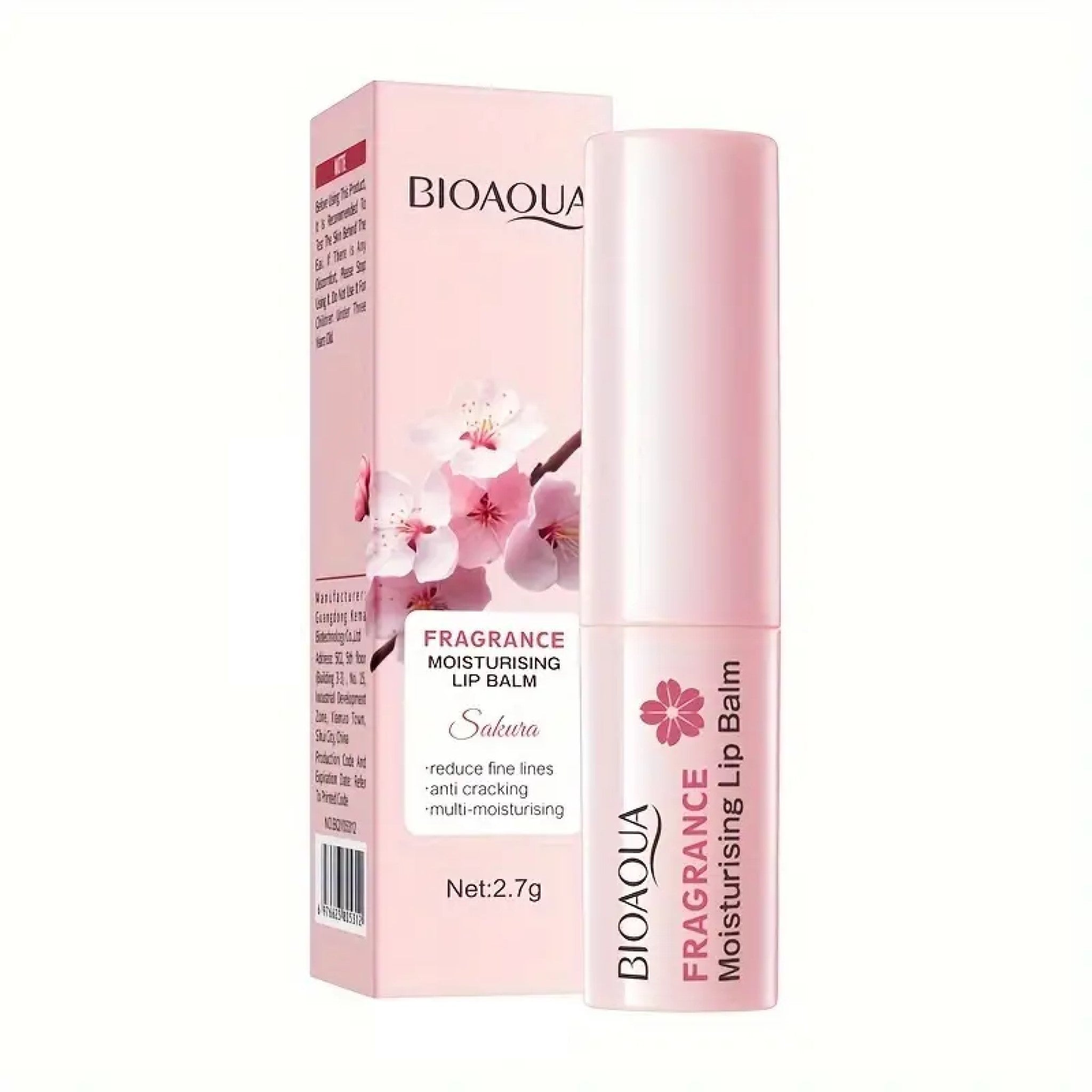 Baume à Lèvres Rose Pâle Hydratant Floral