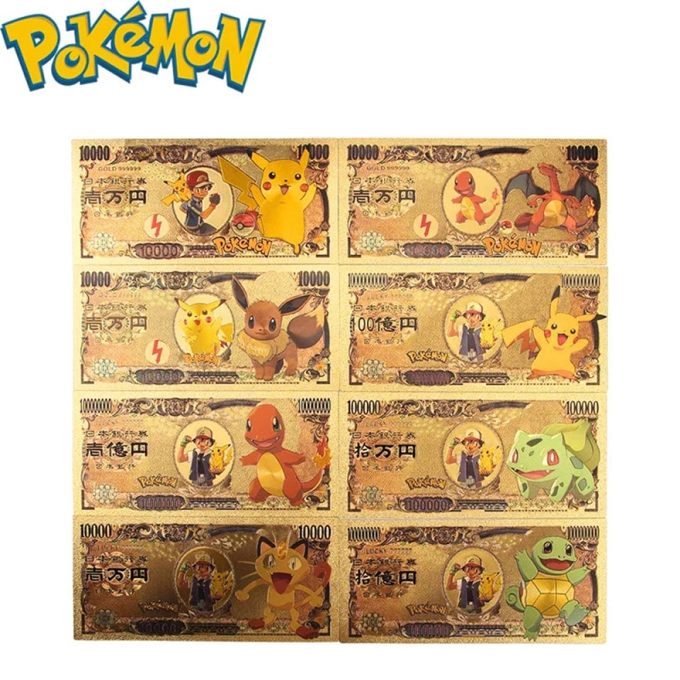 Billet en Or Pokémon Collection Yen