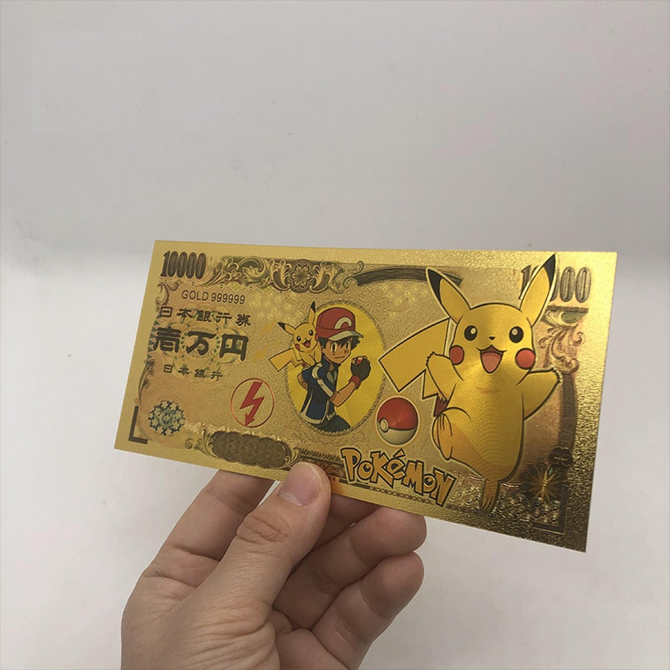 Billet en Or Pokémon Collection Yen