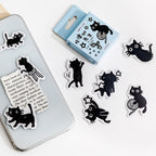Boîte de Stickers Chats Noirs