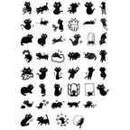 Boîte de Stickers Chats Noirs