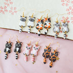Boucles d'oreilles Chats Adorables