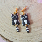 Boucles d'oreilles Chats Adorables