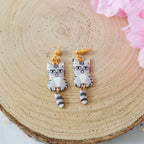 Boucles d'oreilles Chats Adorables