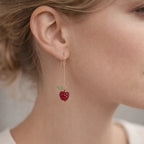 Boucles d'Oreilles Framboise