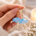Boucles d'Oreilles en Forme de Parapluie