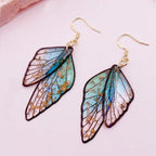 Boucles d'Oreilles Ailes de Fées Argent