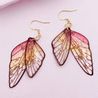Boucles d'Oreilles Ailes de Fées Argent