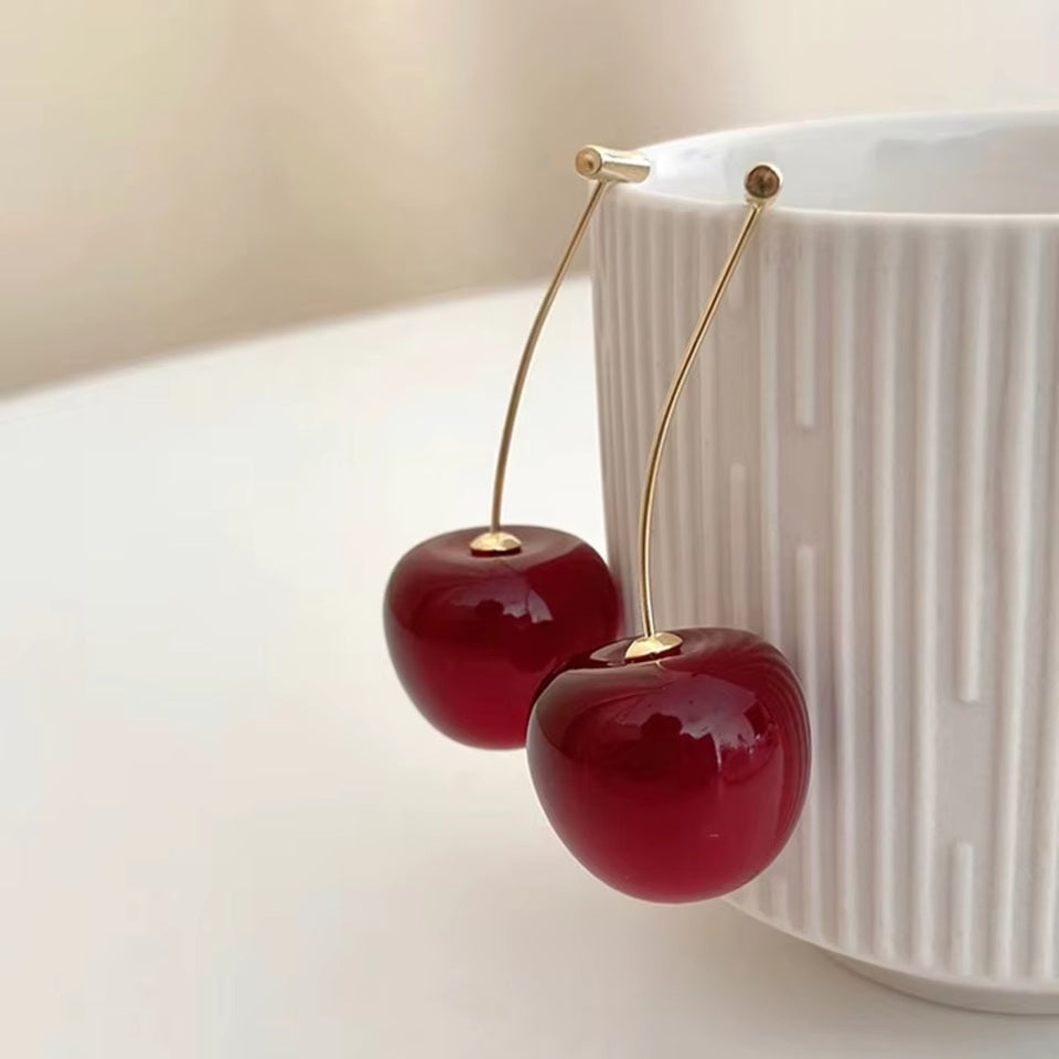Boucles d'Oreilles Cerises Promo.