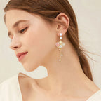 Boucles d'Oreilles Fleur de Sakura Éventail