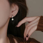 Boucles d'Oreilles Marguerite Dorées