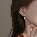 Boucles d'Oreilles Marguerite Dorées