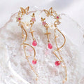 Boucles d'Oreilles Tourbillon Floral
