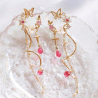 Boucles d'Oreilles Tourbillon Floral