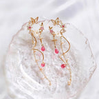 Boucles d'Oreilles Tourbillon Floral