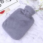 Housse de Bouillotte en Peluche Lapin Gris