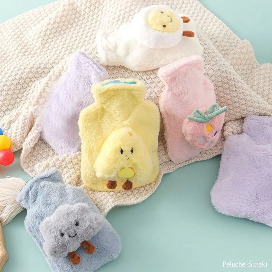 Bouillotte en Peluche Jaune Poussin Adorable