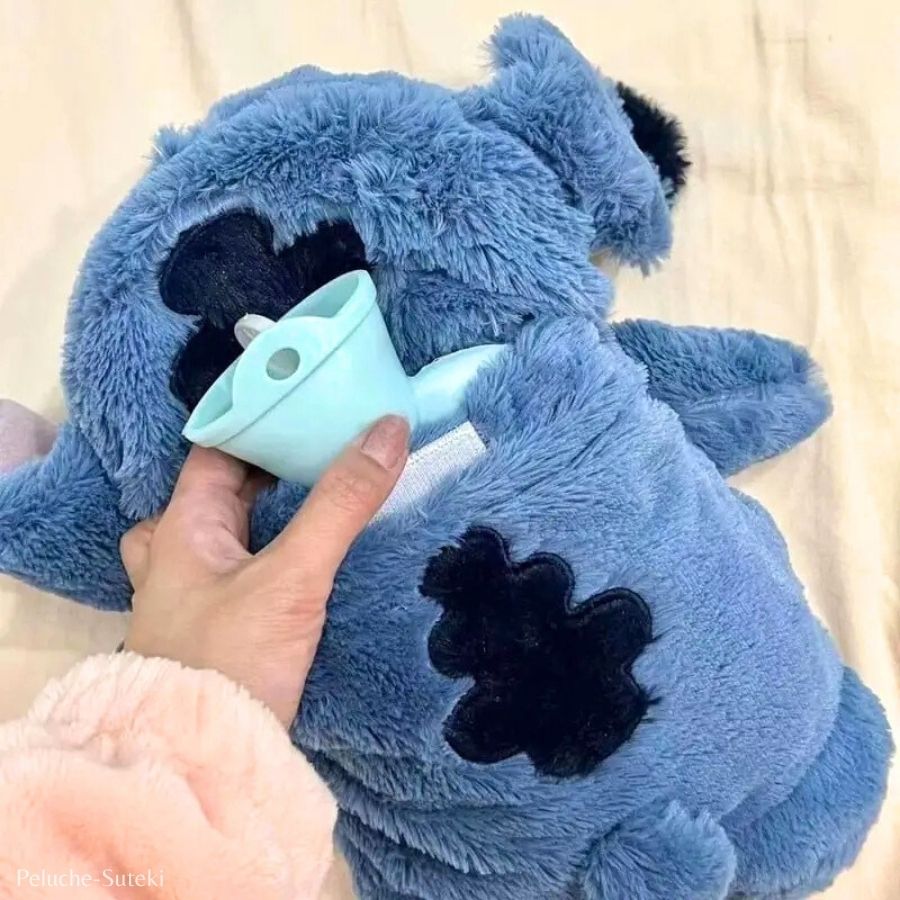 Bouillotte en Peluche Stitch Bleu