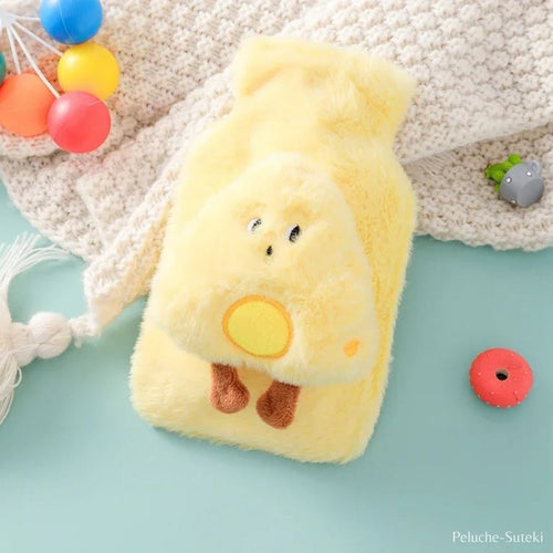 Bouillotte en Peluche Jaune Poussin Adorable