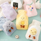 Bouillotte en Peluche Bleu Ciel avec Nuage Souriant
