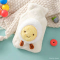 Bouillotte en Peluche Crème Oeuf Souriant