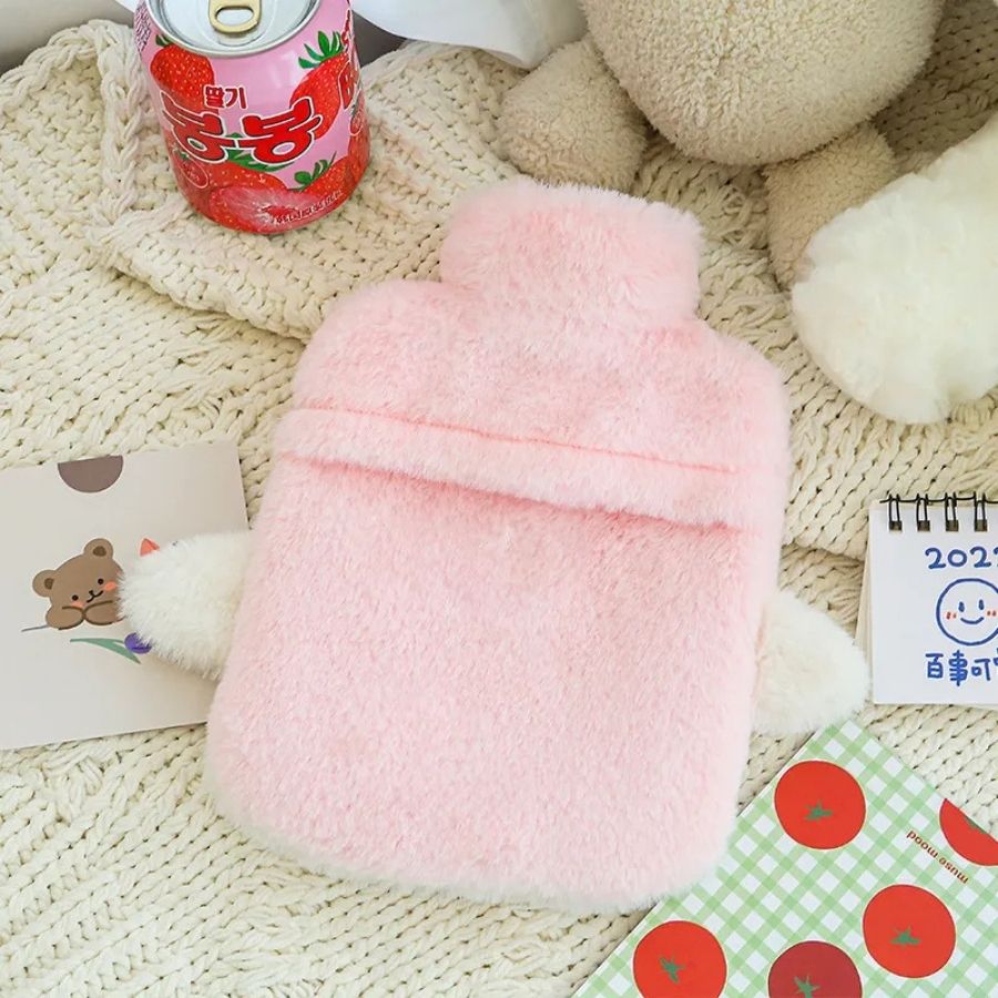 Bouillotte en Peluche Poussin Jaune