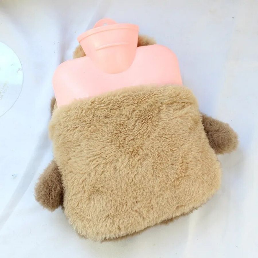 Bouillotte en Peluche Poussin Jaune