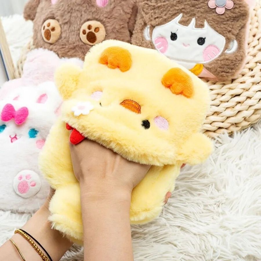 Bouillotte en Peluche Poussin Jaune