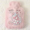 Bouillotte Peluche Kawaii Fraise avec Lapins