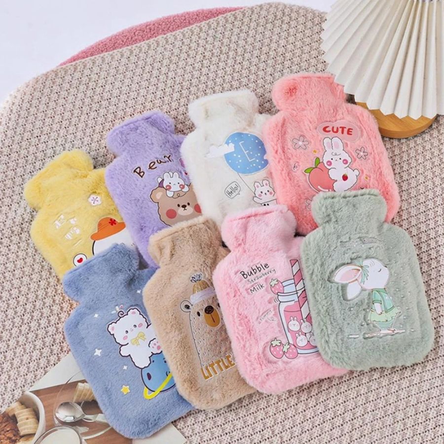 Bouillotte en Peluche Ours Beige 'Little Bear'