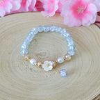 Bracelet de Perles en Fleur de Sakura