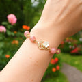 Bracelet Sakura en Perles Roses