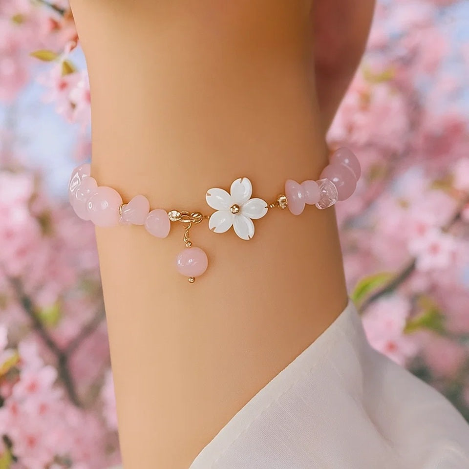 Bracelet en Pierres Sakura