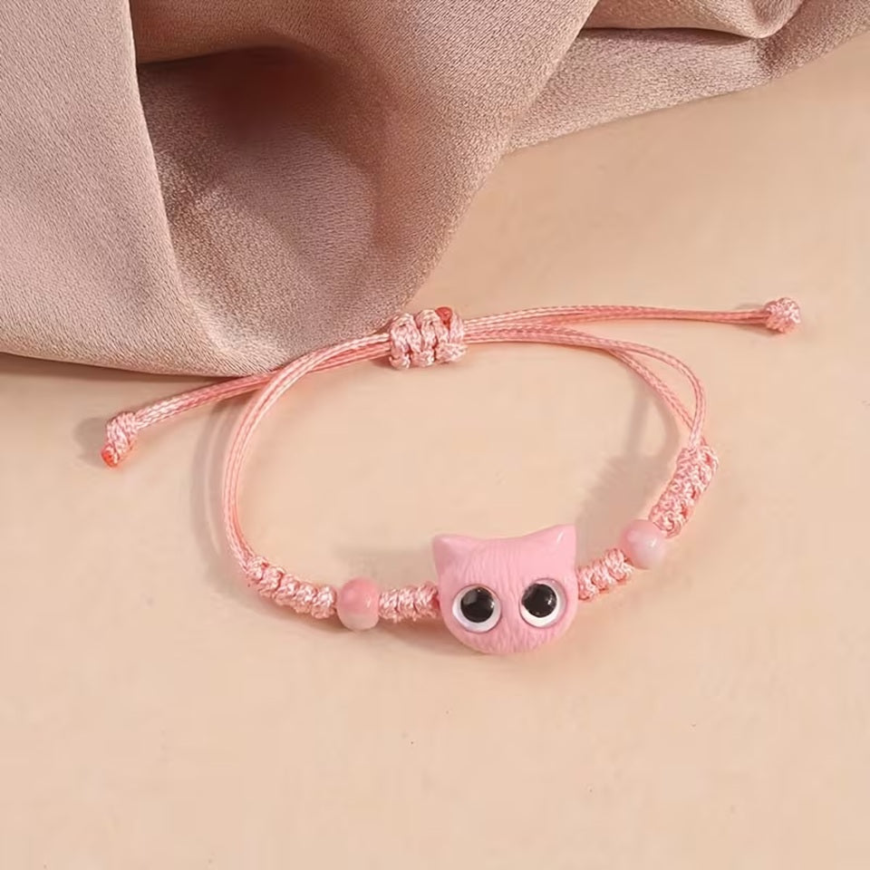 Bracelet Chat aux Gros Yeux