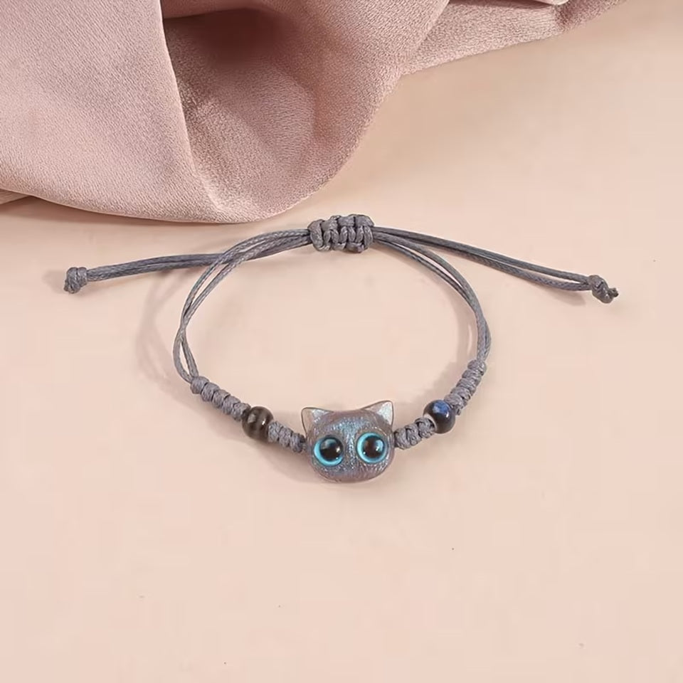 Bracelet Chat aux Gros Yeux