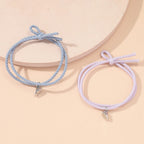 Bracelet de Couple à Cœur Aimanté